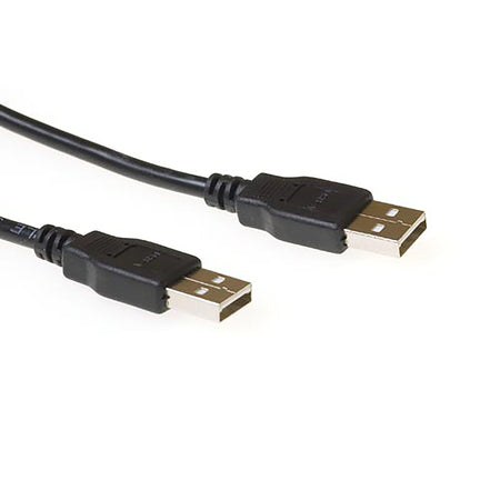 ACT - Kabel USB 2,0 m-m schwarz 2 Meter
