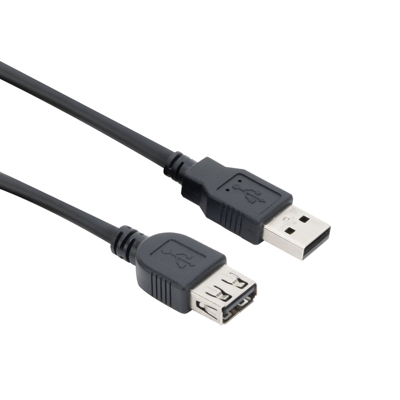 ACT - Kabel USB 2.0 auf Stecker USB auf Buchse schwarz 0,5 m