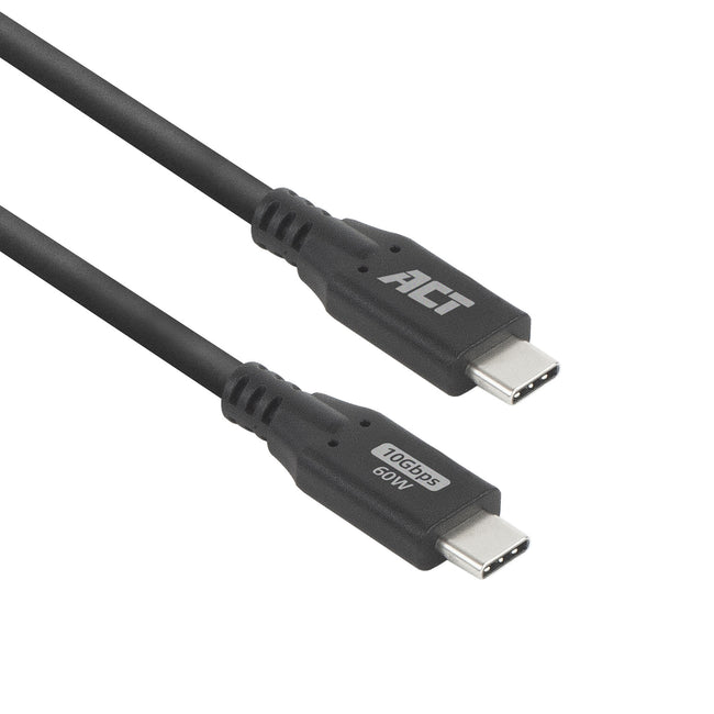 ACT - Kabel USB-C 3.2 Gen.2 m/m schwarz 2 Meter