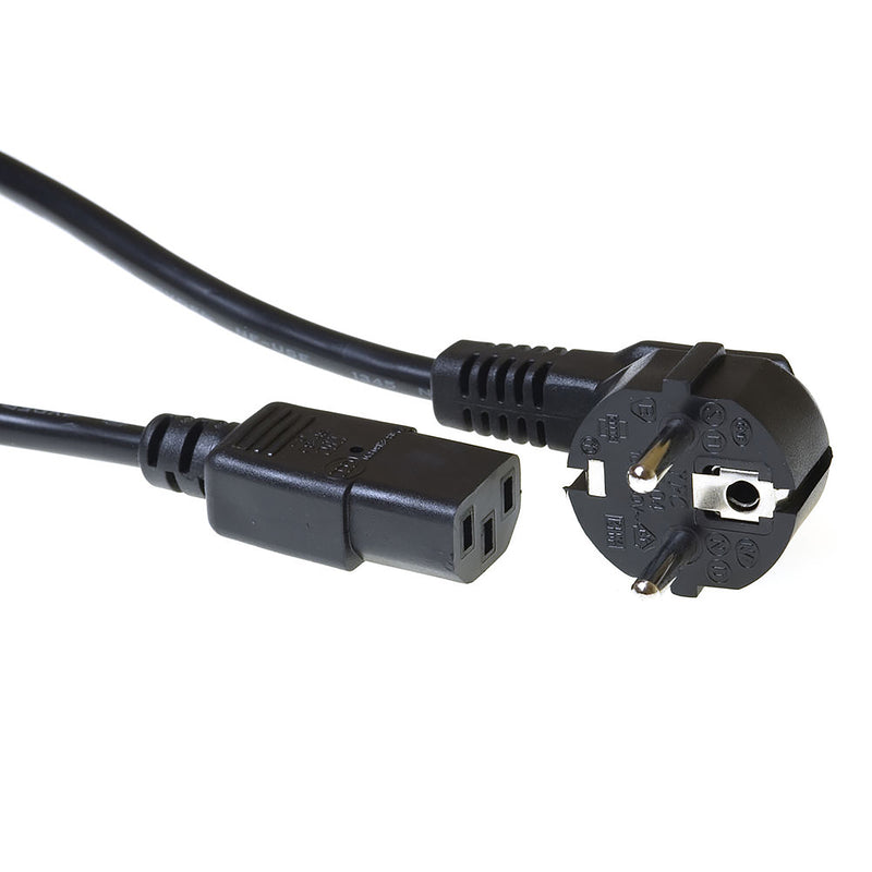 ACT - Kabel Netzkabel Cee 7/7 Stecker C13 schwarz 1,5 m