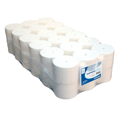 Euro - Toilettenpapier Coreless 2-lagig 104m weiß