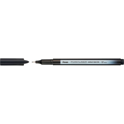Pentel - Fineliner pointliner s40-a feines schwarz | 12 Stück