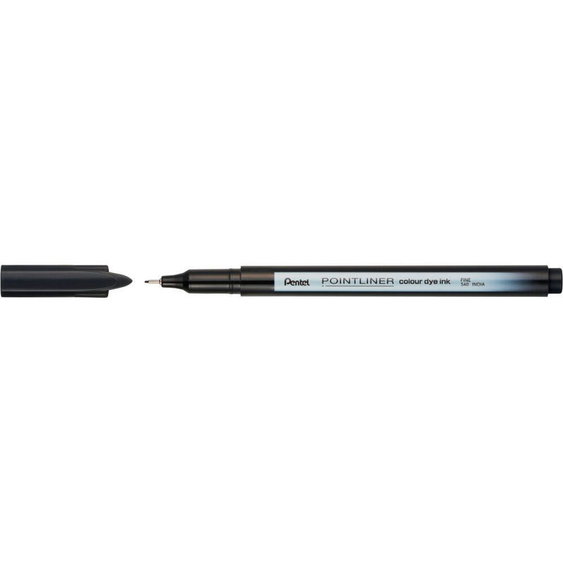 Pentel - Fineliner pointliner s40-a feines schwarz | 12 Stück
