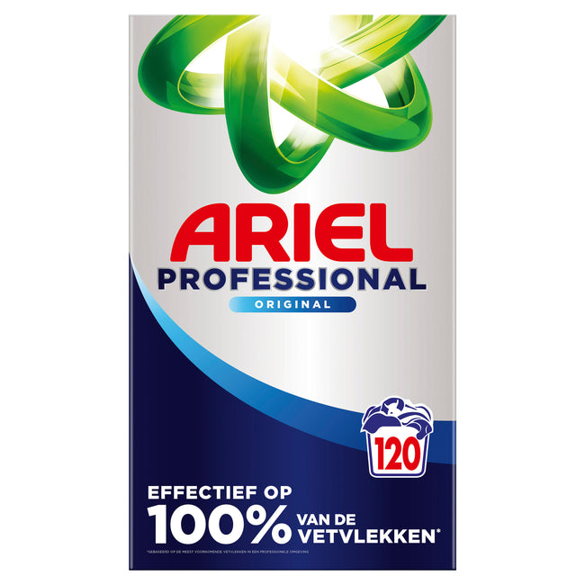 Ariel – Waschmittel Profi, normales Pulver, 120 Messlöffel