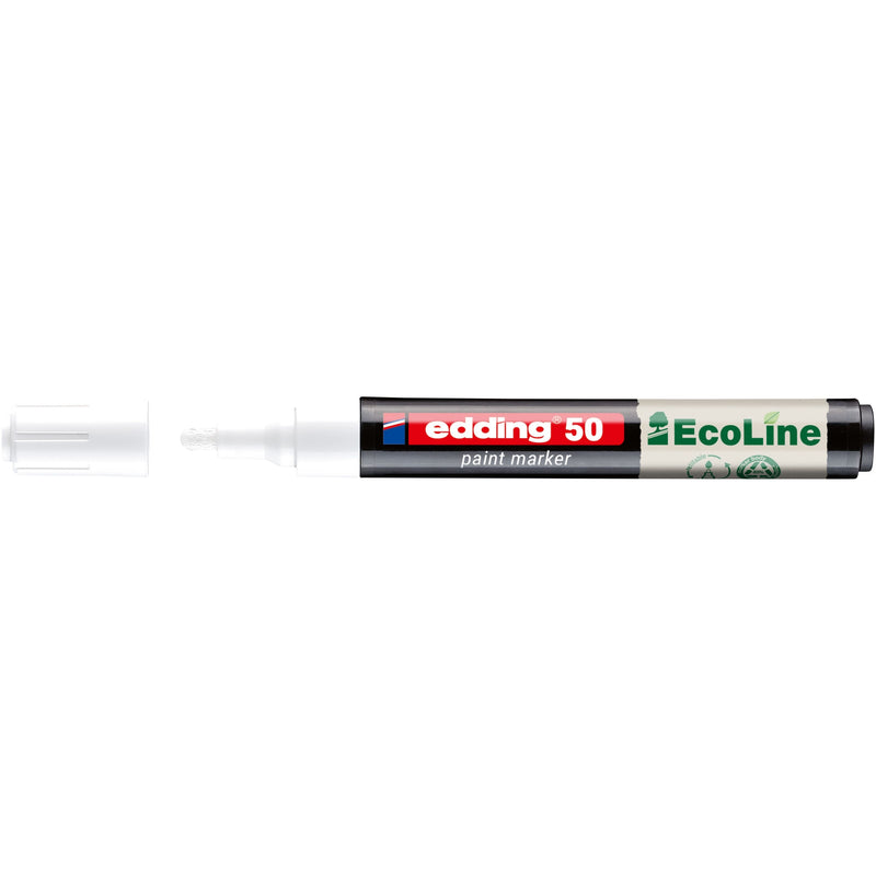Edding - Paintmarker 50 Eco auf Wasserbasis 2-3mm weiß