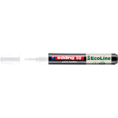 Edding - Paintmarker 50 eco auf Wasserbasis 2-3mm weiß | 10 Stück