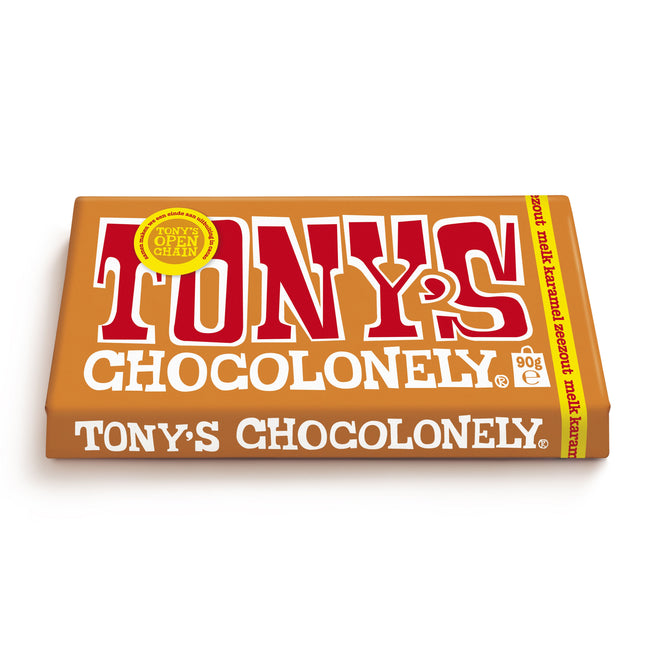 Tony's Chocolonely - Schokolade Tony Chocolonely Milchkaramell Meer 90gr