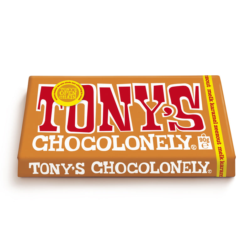 Tony's Chocolonely - Schokolade Tony Chocolonely Milchkaramell Meer 90gr | 21 Stück