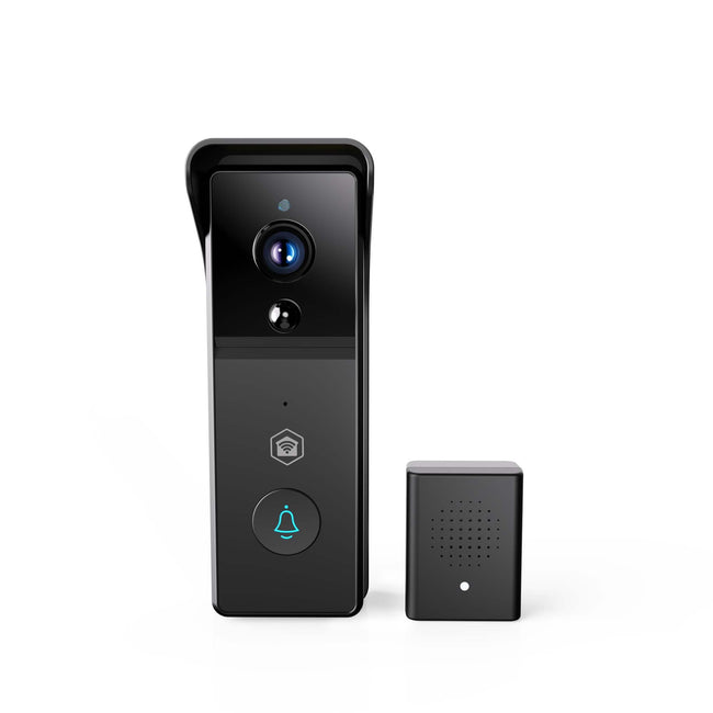 Nedis -  Videodeurbel  wifi 3mp full hd zwart
