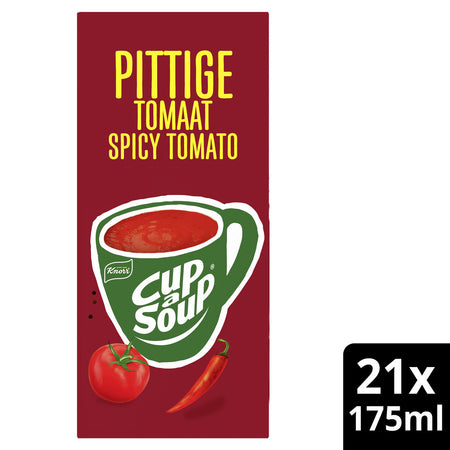 Knorr -  Cup-a-Soup pittige tomaat 21x175ml