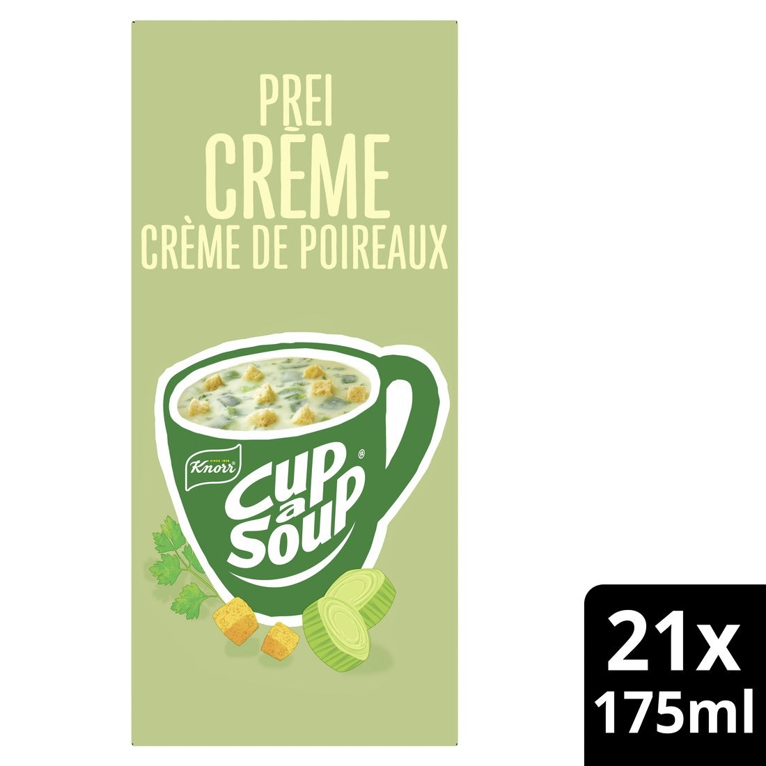 Knorr -  Cup-a-Soup prei-crème 21x175ml