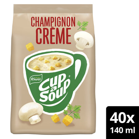Knorr -  Cup a soup  machinezak champignon creme 140ml
