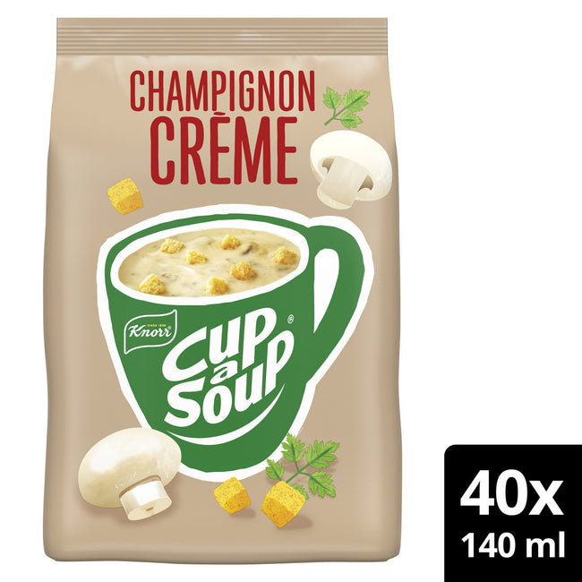 Knorr -  Cup a soup  machinezak champignon creme 140ml