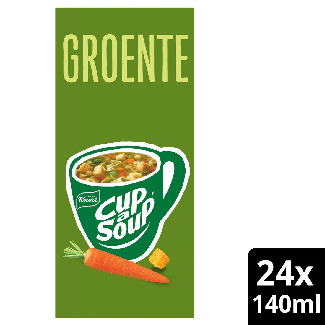 Knorr -  Cup a soup  groente 140ml | 4 stuks