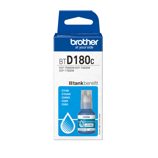 Brother - Nachfülltinte BT-D180C blau | 20 Stück