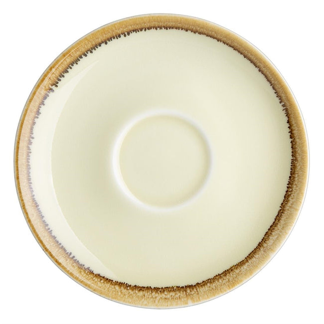 Olympia - Cappuccino-Untertassenofen 16cm 6 Stück Sand