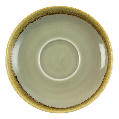 Olympia - Cappuccino-Untertassenofen 16cm 6 Stück moosgroß
