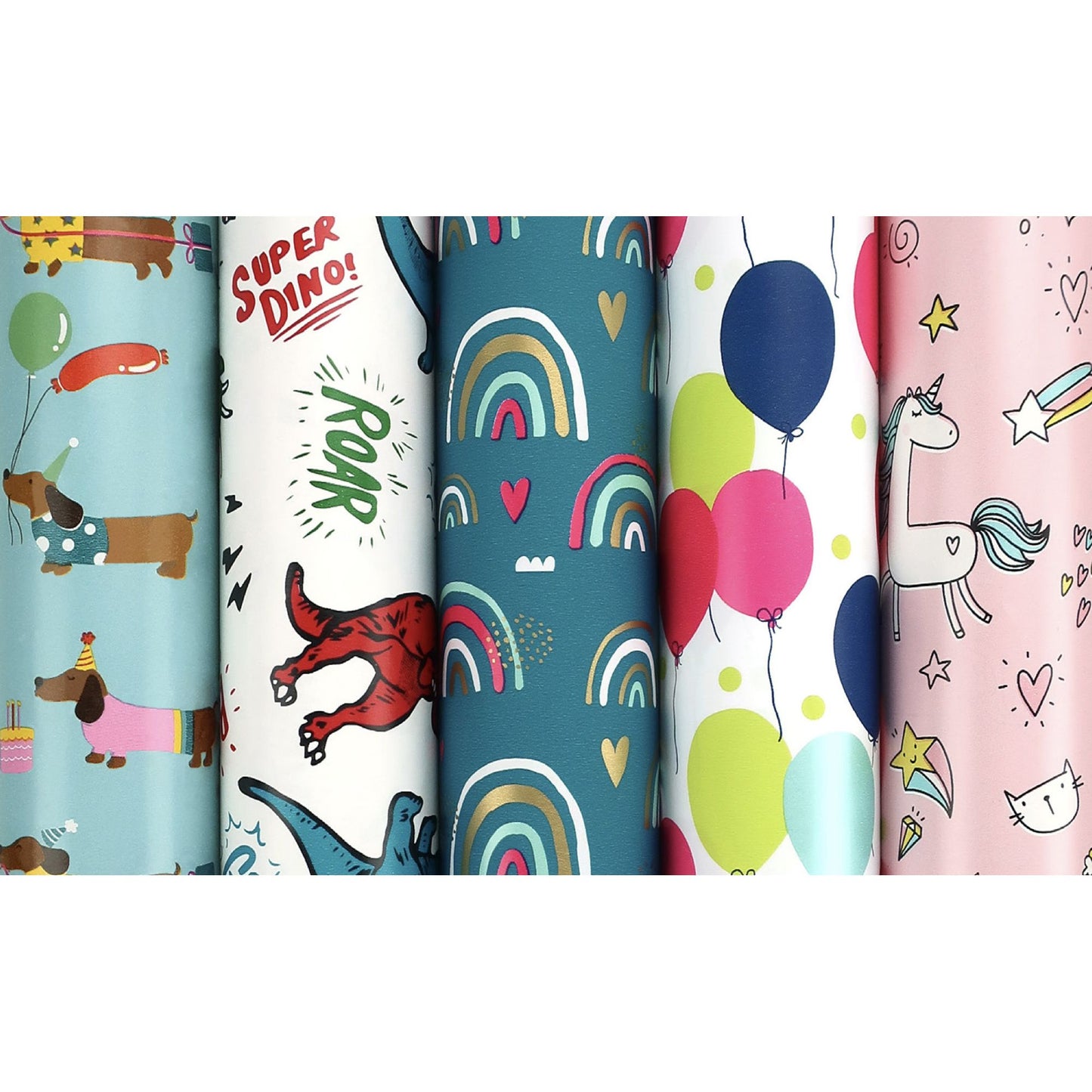 Rotolux -  Inpakpapier colorful kids 200x70cm | 50 stuks