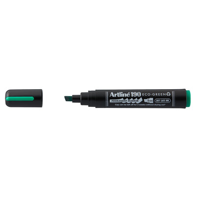 Artline - Permanentmarker 190 Eco diagonal 2-5mm gn | 12 Stück