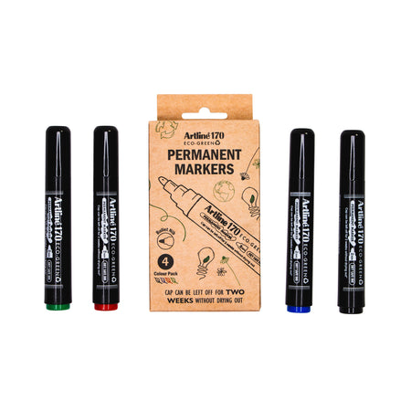 Artline - Permanentmarker 170 Eco Round M ass 4Stk | 12 Stück