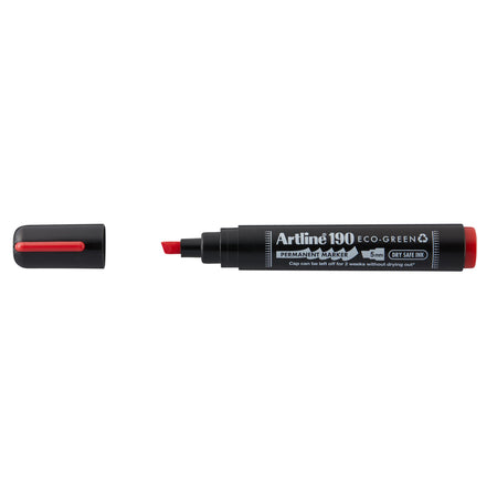 Artline - Permanentmarker 190 Eco diagonal 2-5mm rot