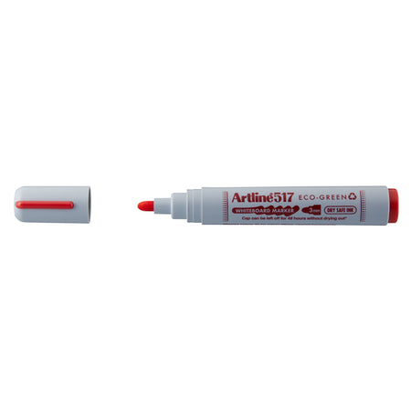 Artline - Whiteboardmarker 517 eco rund mittelrot | 12 Stück