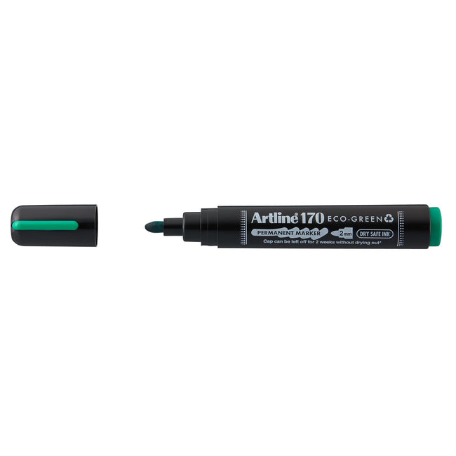 Artline - Permanentmarker 170 eco rund m grün | 12 Stück