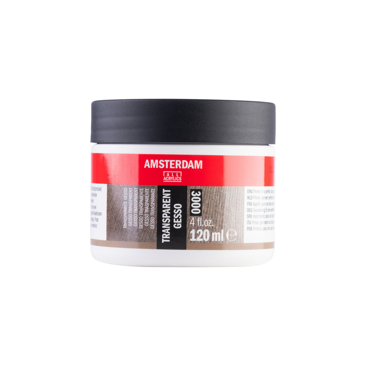 Amsterdam All Acryli -  Gesso amsterdam mini 3000 120ml transparant