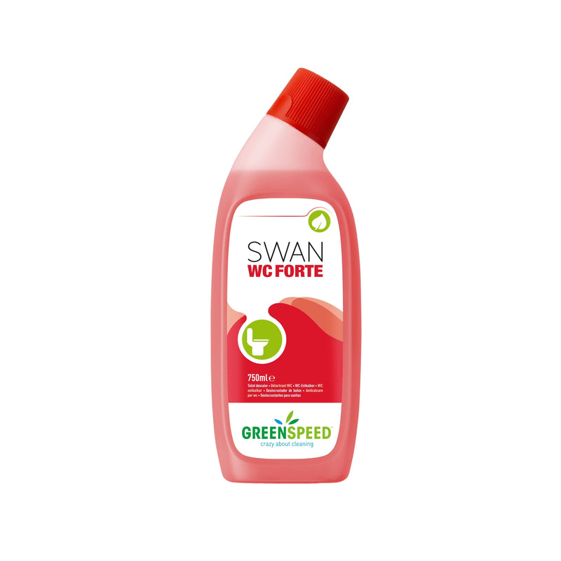 Greenspeed -  Toiletreiniger  swan wc forte 750ml rood | 6 stuks