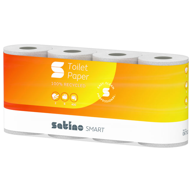Satino von WEPA - Toilettenpapier satino mt1 smart 2-lagig weiß 067520