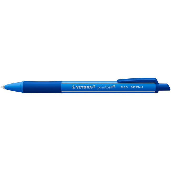 Stabilo -  Balpen pointball colorful blauw | 10 stuks