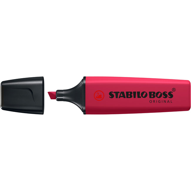 Stabilo -  Markeerstift boss 70/250 wildfl bourgogne | 10 stuks