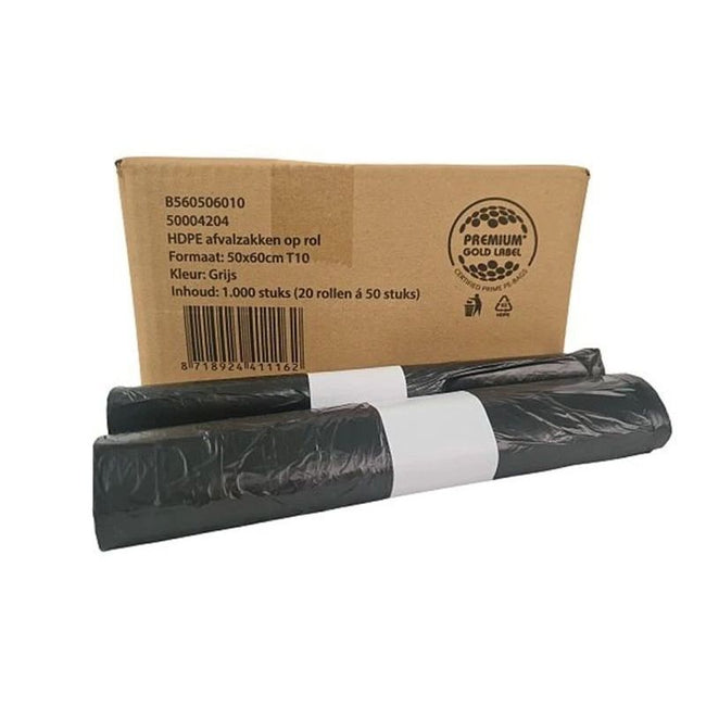 Vepa Bins -  Pedaalemmerzak 50x60cm t10 24l grijs | 20 stuks