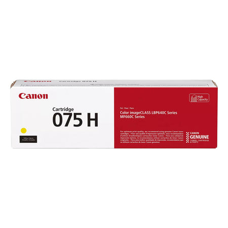Canon -  075 H tonercartridge 1 stuk(s) Origineel Geel