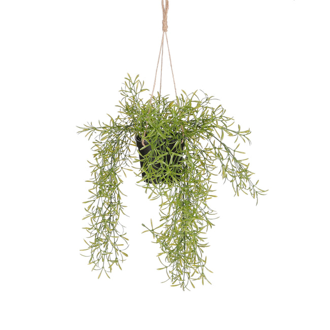 Mica Decorations -  Kunstplant mica rhipsalis hangend in pot groen