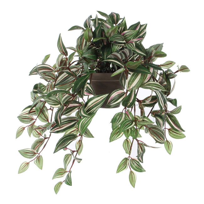 Mica Decorations -  Kunstplant mica tradescantia hangend groen