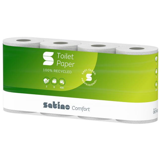 Satino -  Toiletpapier  mt1 comfort 2laags wit 067490 | 6 stuks