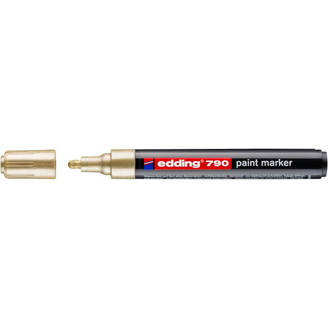 Edding -  Paintmarker  790 alcoholbasis 2-3mm goud | 10 stuks