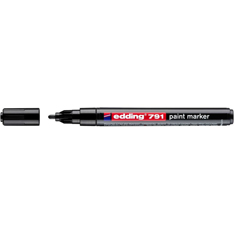 Edding -  Paintmarker  791 alcoholbasis 1-2mm zwart