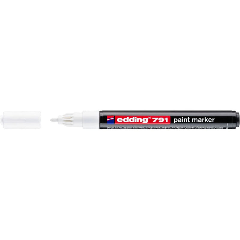 Edding -  Paintmarker  791 alcoholbasis 1-2mm wit