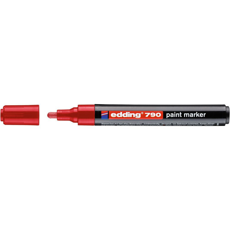 Edding -  Paintmarker  790 alcoholbasis 2-3mm rood