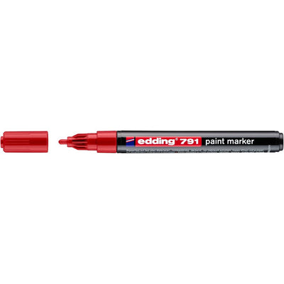Edding -  Paintmarker  791 alcoholbasis 1-2mm rood | 10 stuks