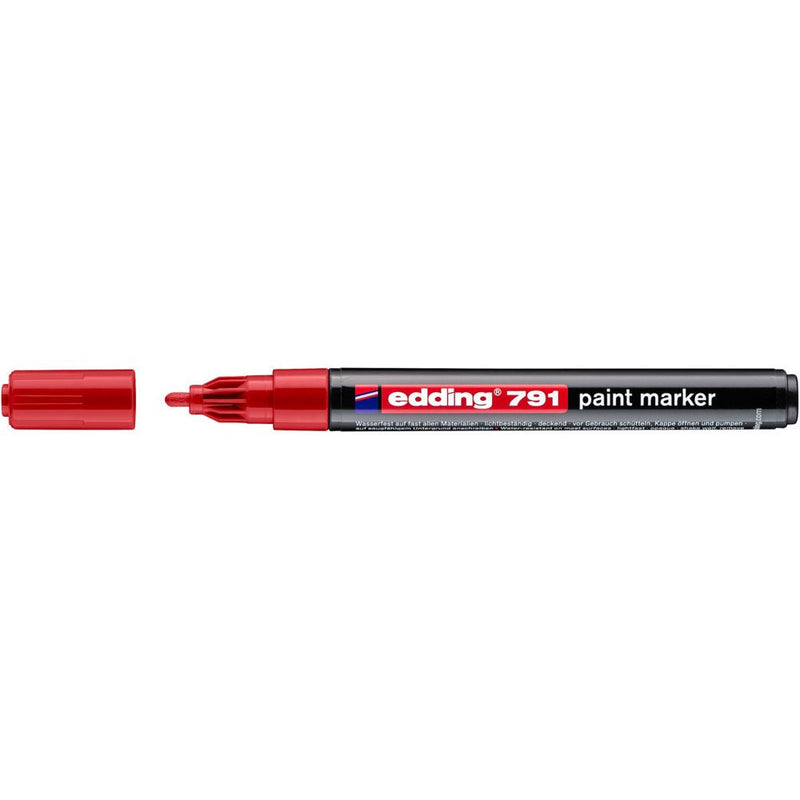 Edding -  Paintmarker  791 alcoholbasis 1-2mm rood | 10 stuks