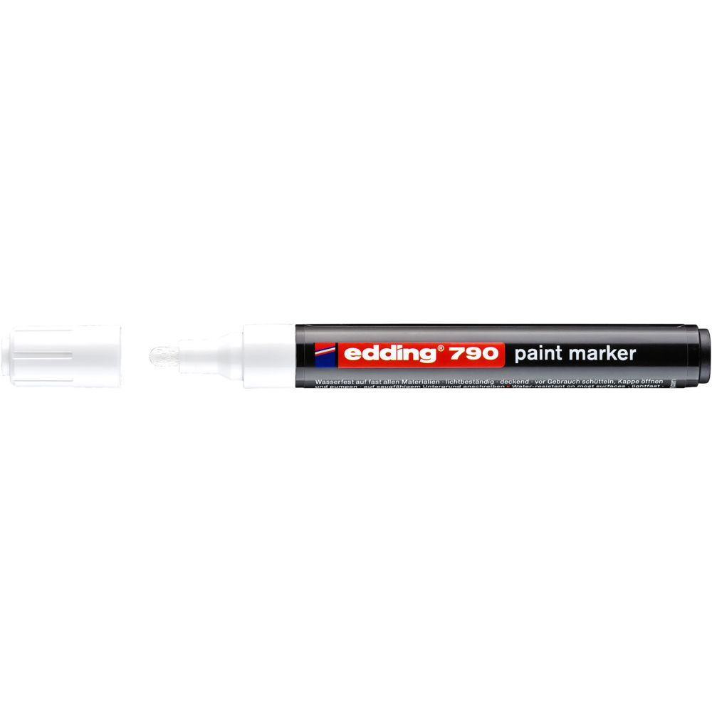 Edding -  Paintmarker  790 alcoholbasis 2-3mm wit | 10 stuks