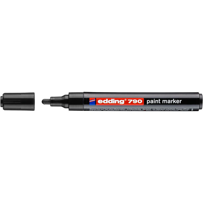 Edding -  Paintmarker  790 alcoholbasis 2-3mm zwart