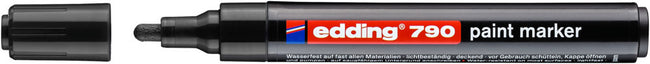 Edding -  Paintmarker  790 alcoholbasis 2-3mm zwart