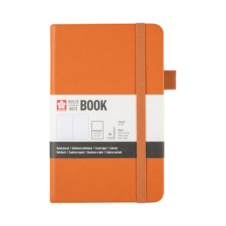 Sakura -  Notitieboek pocket lijn amber