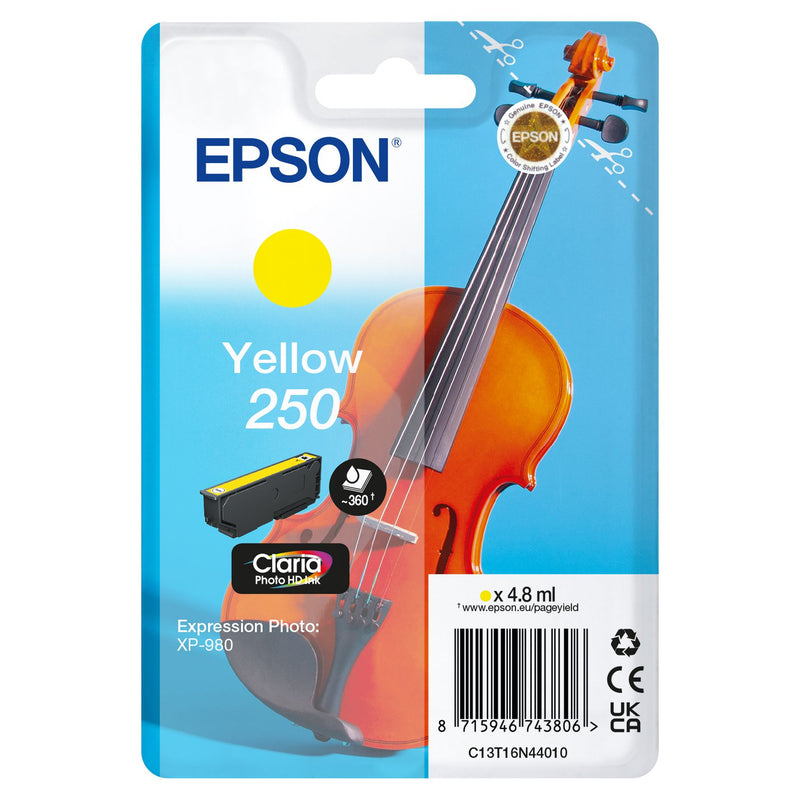Epson -  Inktcartridge  250 t16n44 geel | 10 stuks