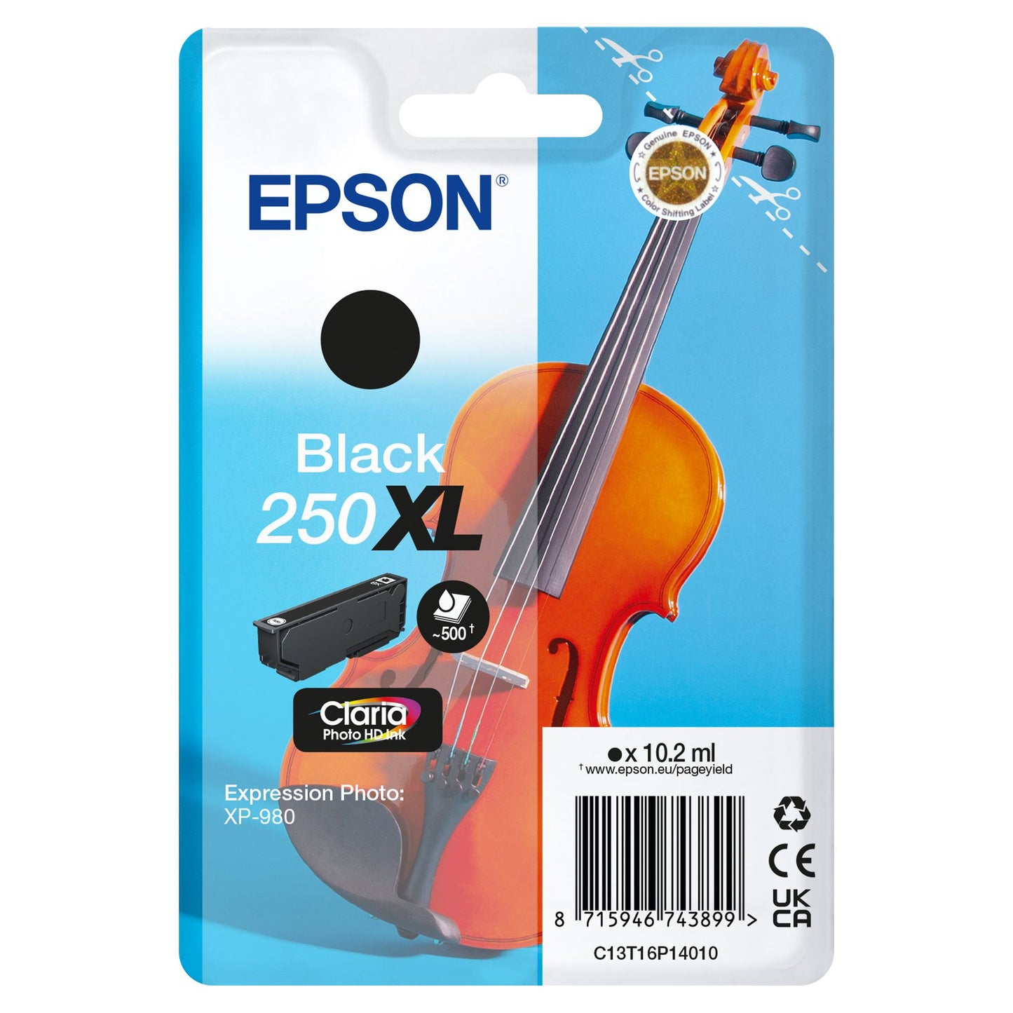 Epson -  Inktcartridge  250xl t16p14 zwart