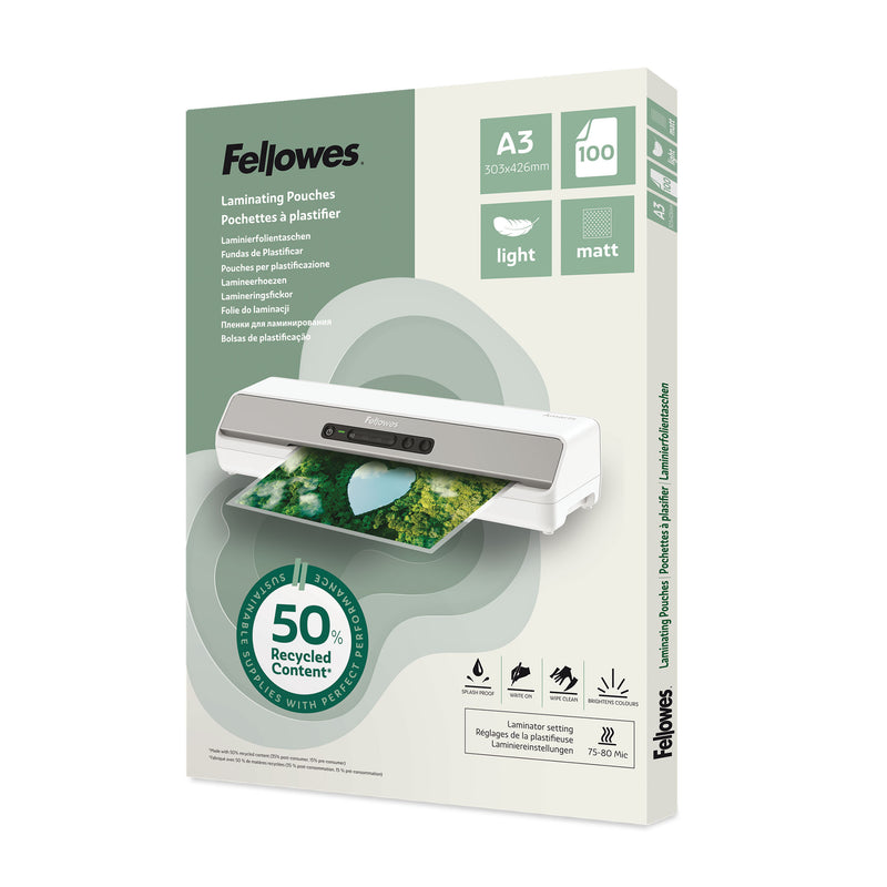 Fellowes -  100143436 laminatorzak 100 stuk(s)